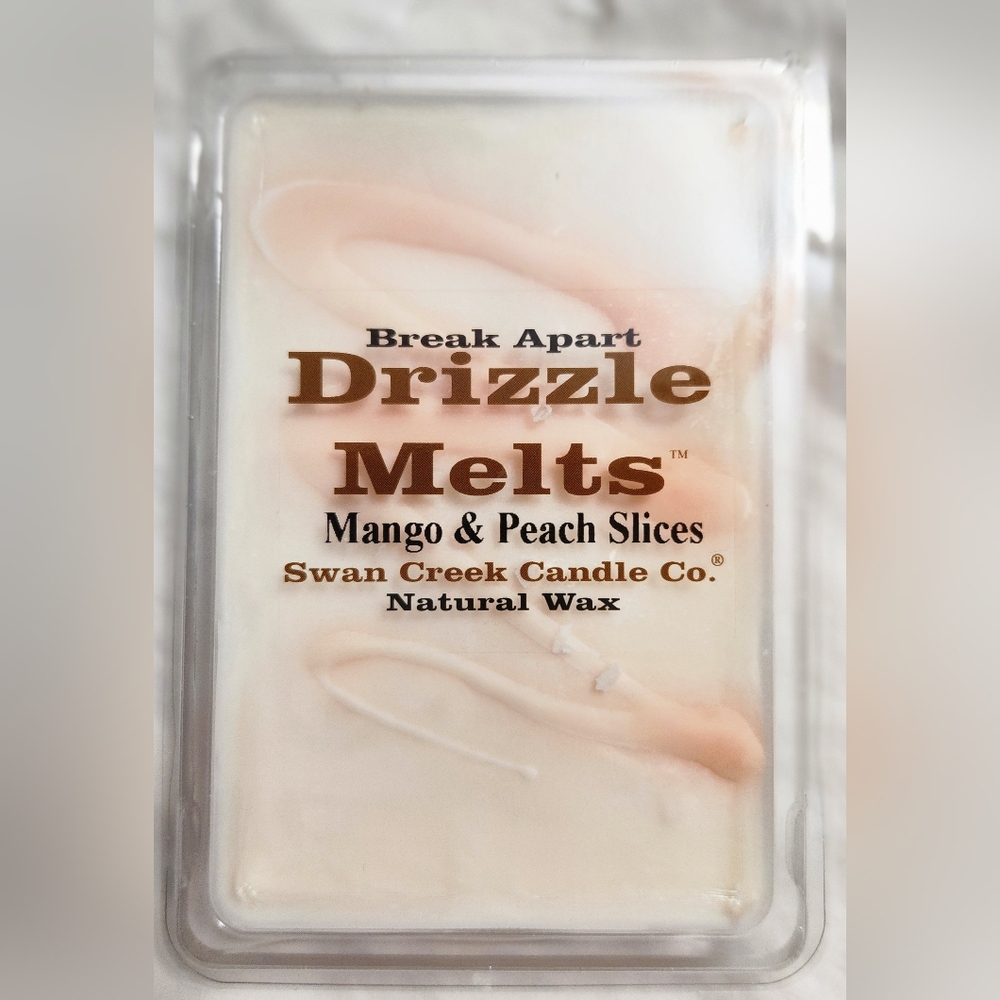 MANGO & PEACH SLICES Wax Bar, Swan Creek Candle Co., NEW